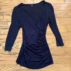 EUC Ann Taylor Faux Wrap Top